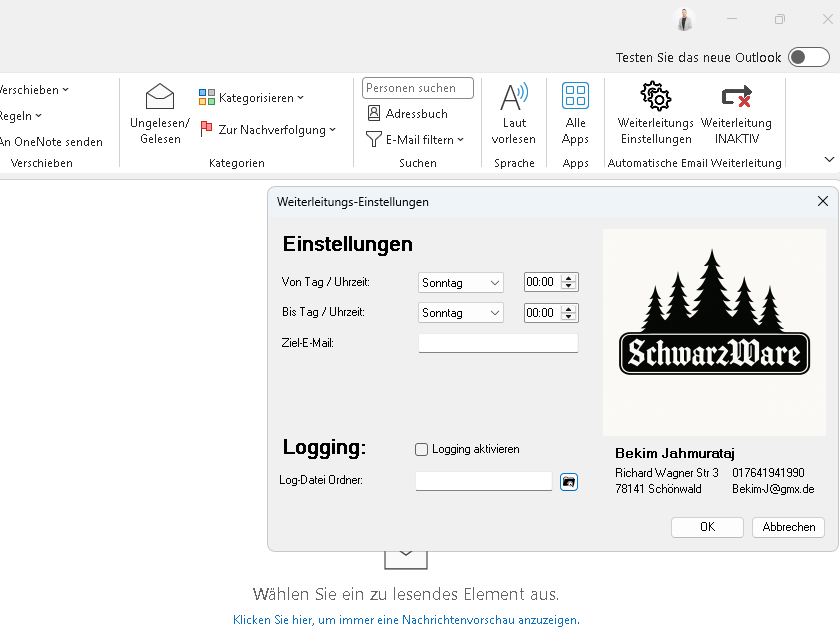 Outlook VSTO Forwarder